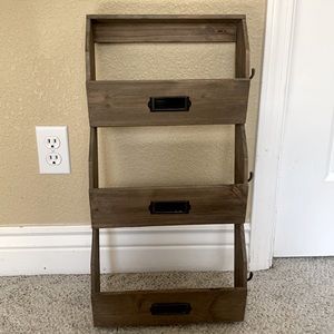 Cute rustic perfume/ lotion, etc organizer